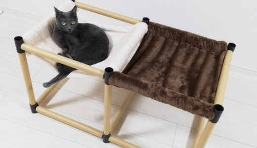 100円均一の材料で猫用家具をDIY！ハンモックの作り方を紹介…安くて頑丈なのでオススメ！